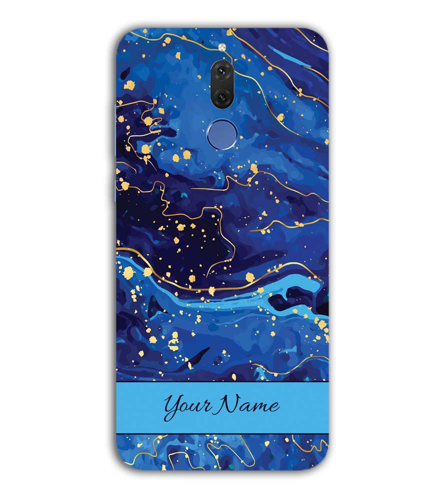 IK5007-Galaxy Blue with Name Back Cover for Huawei Nova 2i