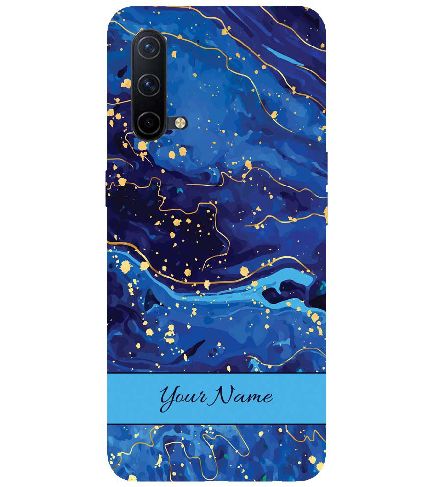 IK5007-Galaxy Blue with Name Back Cover for OnePlus Nord CE 5G