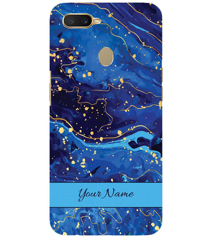 IK5007-Galaxy Blue with Name Back Cover for Oppo A11K