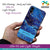 IK5007-Galaxy Blue with Name Back Cover for Realme X3 SuperZoom