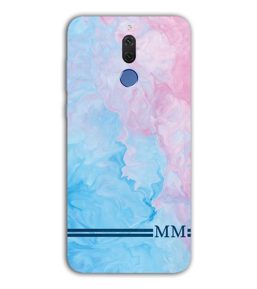IK5008-Classic Marble with Initials Back Cover for Huawei Nova 2i