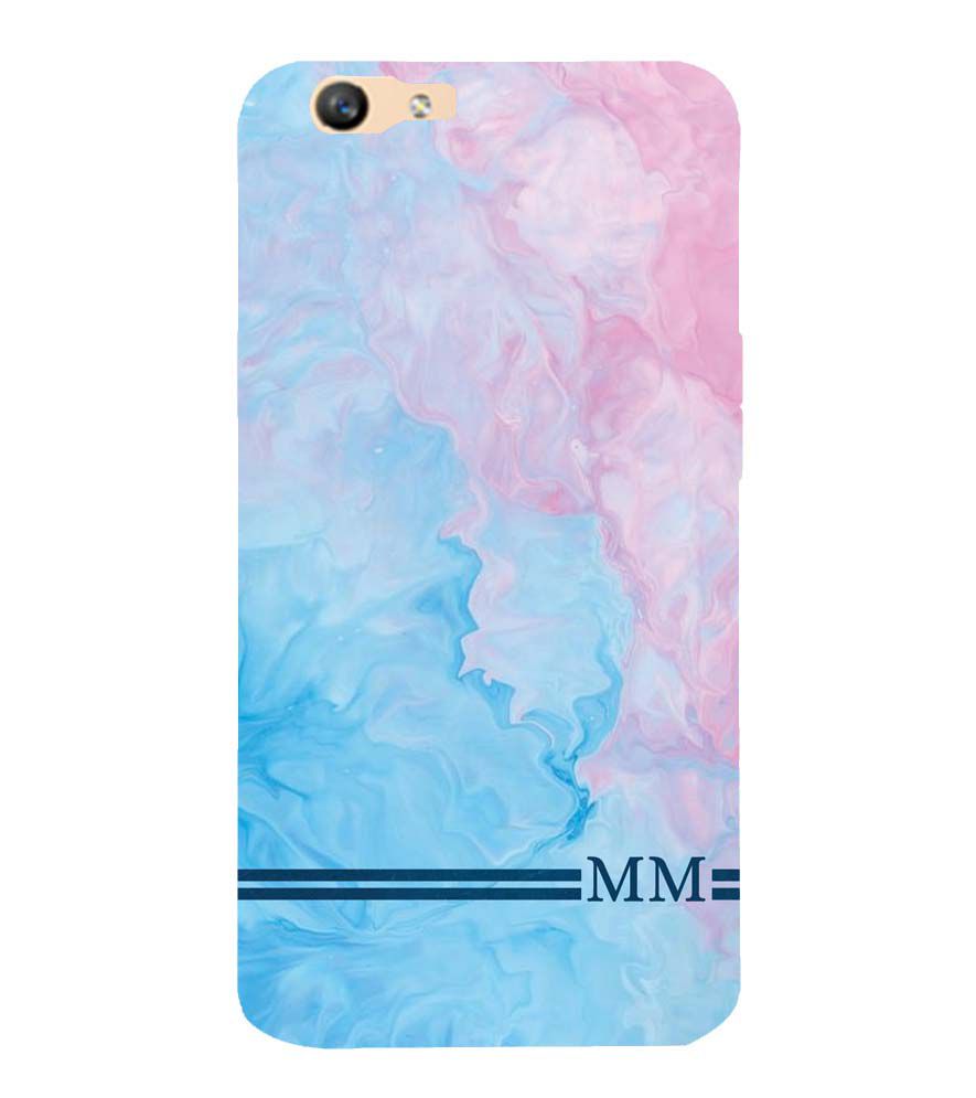 IK5008-Classic Marble with Initials Back Cover for Oppo F1s : A59