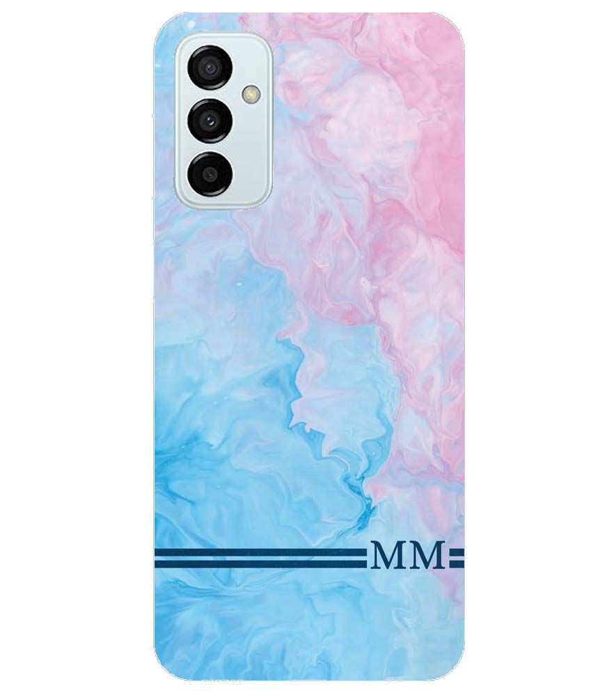 IK5008-Classic Marble with Initials Back Cover for Samsung Galaxy F23