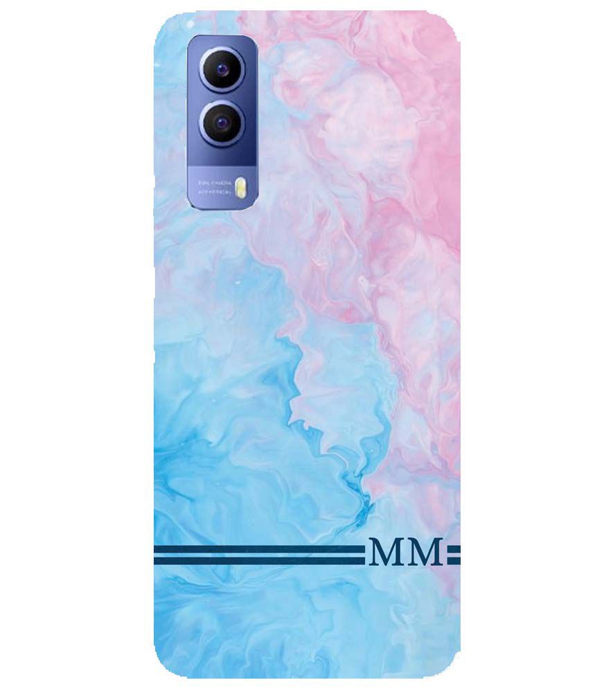 IK5008-Classic Marble with Initials Back Cover for vivo Y53s