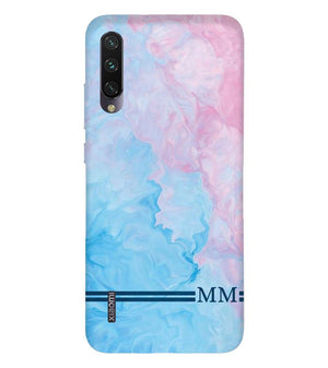 IK5008-Classic Marble with Initials Back Cover for Xiaomi Mi A3