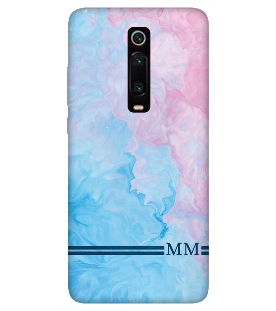 IK5008-Classic Marble with Initials Back Cover for Xiaomi Redmi K20 Pro