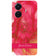 IK5010-Hot Pink Marble with Name Back Cover for vivo T1 Pro