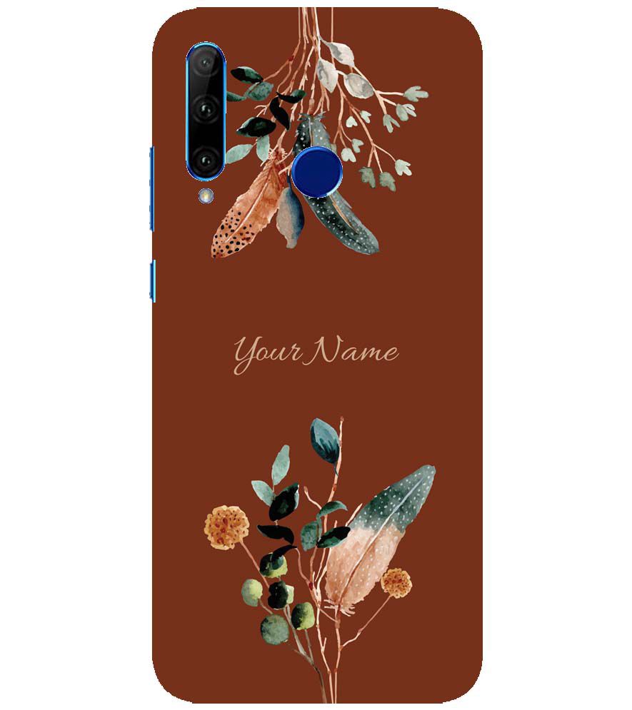 IK5011-Amazing Plants with Name Back Cover for Huawei Honor 10i