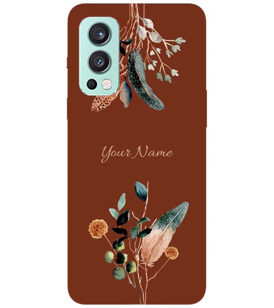 IK5011-Amazing Plants with Name Back Cover for OnePlus Nord 2 5G