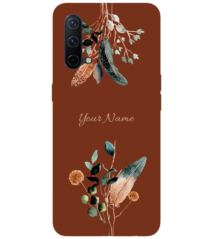 IK5011-Amazing Plants with Name Back Cover for OnePlus Nord CE 5G