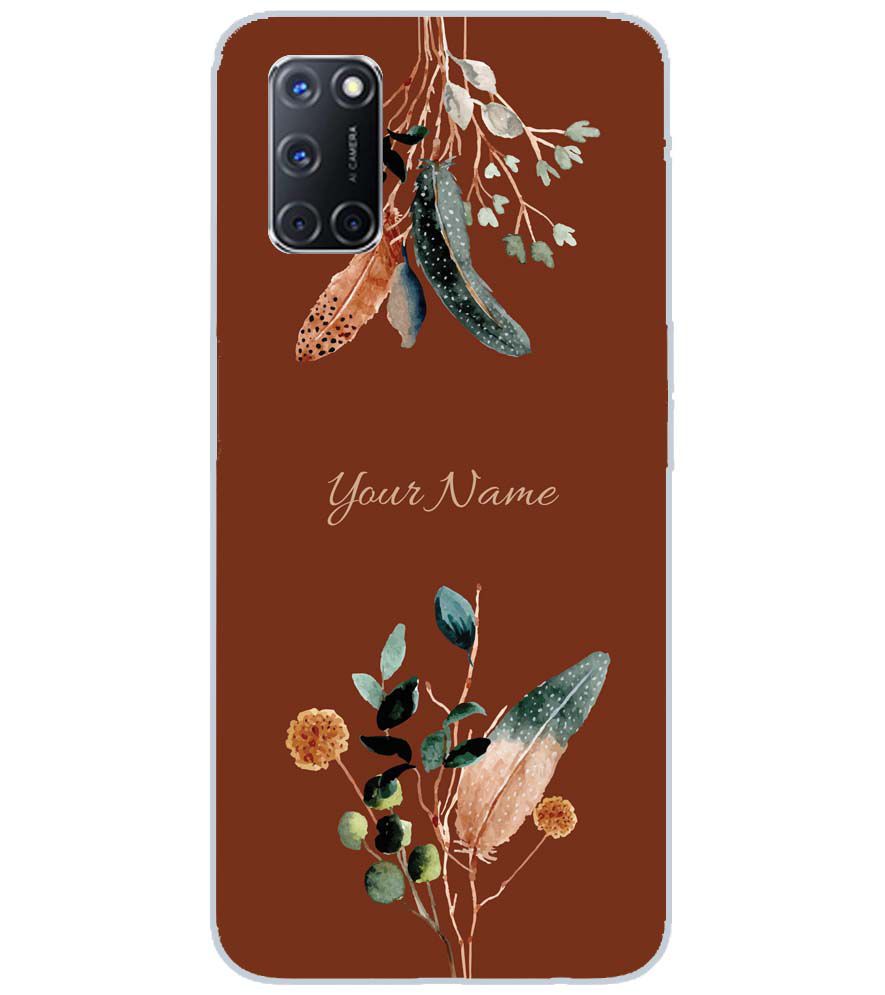 IK5011-Amazing Plants with Name Back Cover for Oppo A72