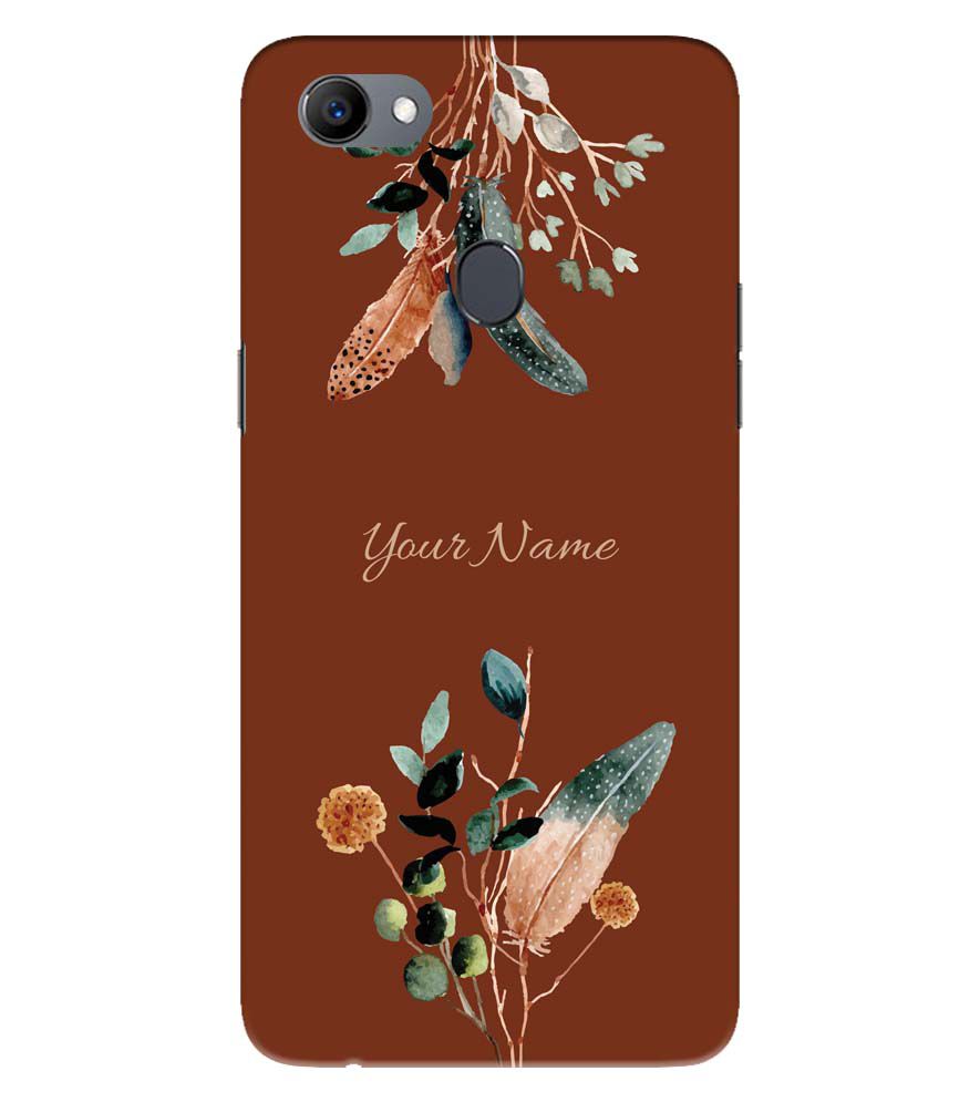 IK5011-Amazing Plants with Name Back Cover for Oppo F5 Plus