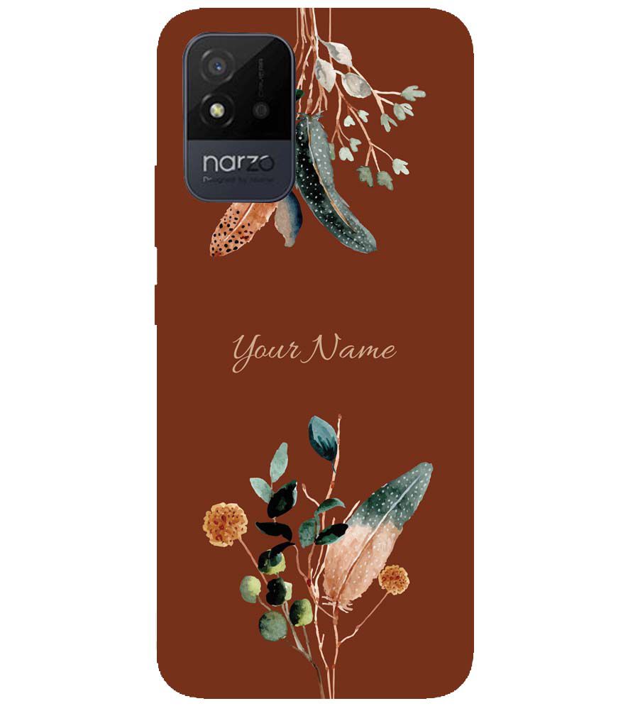 IK5011-Amazing Plants with Name Back Cover for Realme Narzo 50i