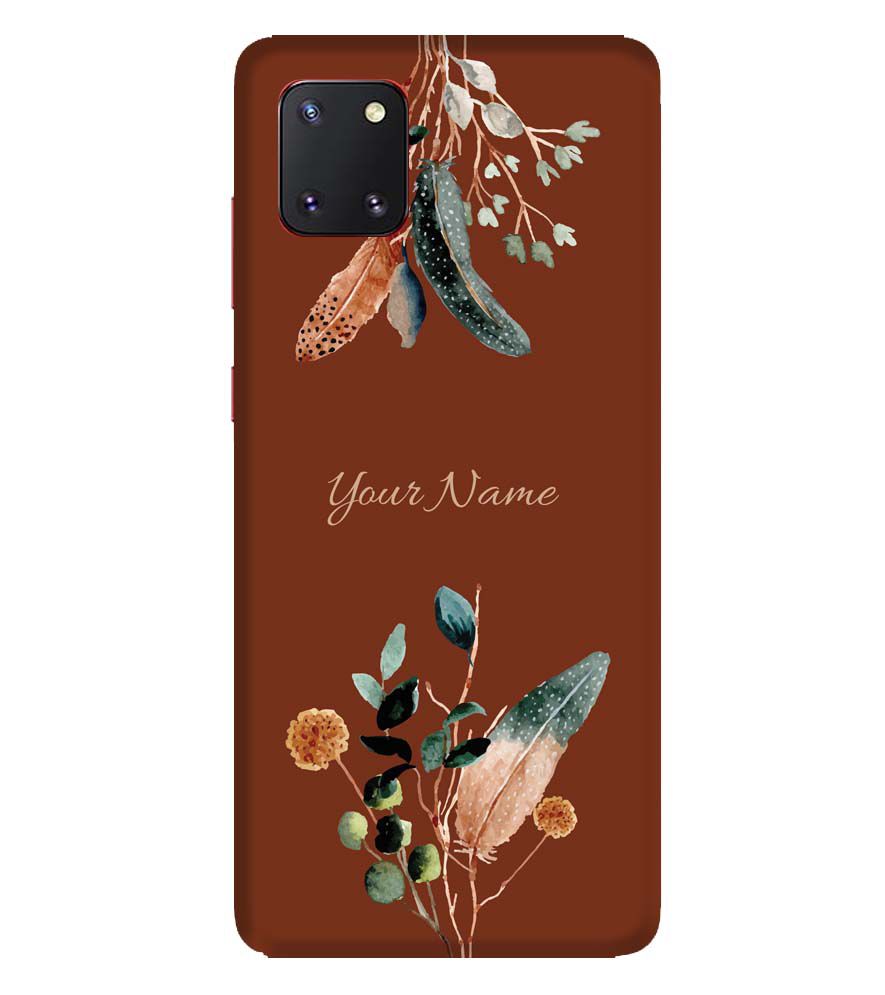 IK5011-Amazing Plants with Name Back Cover for Samsung Galaxy Note10 Lite
