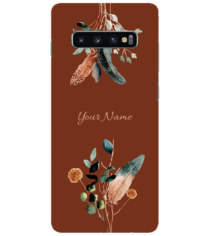 IK5011-Amazing Plants with Name Back Cover for Samsung Galaxy S10+ (Plus with 6.4 Inch Screen)