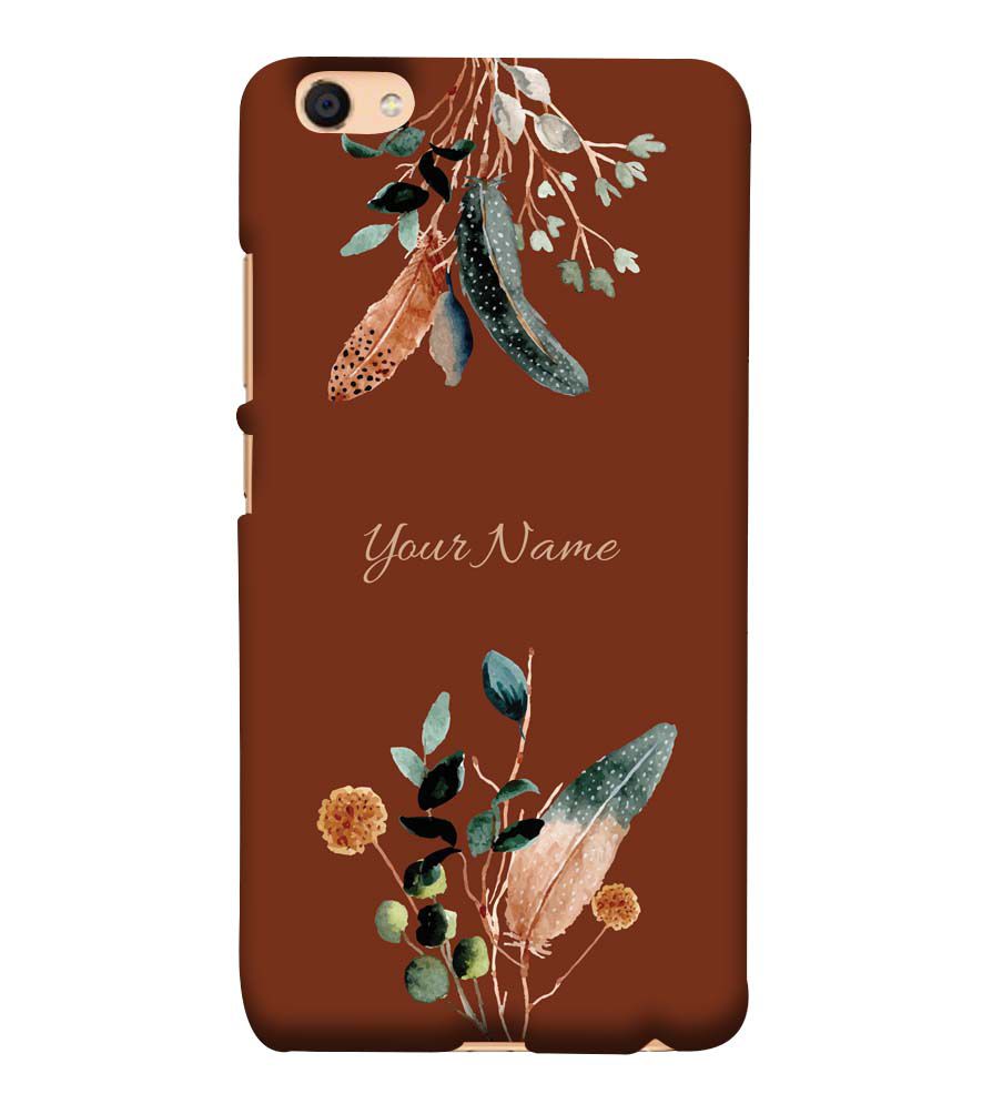 IK5011-Amazing Plants with Name Back Cover for vivo Y55s