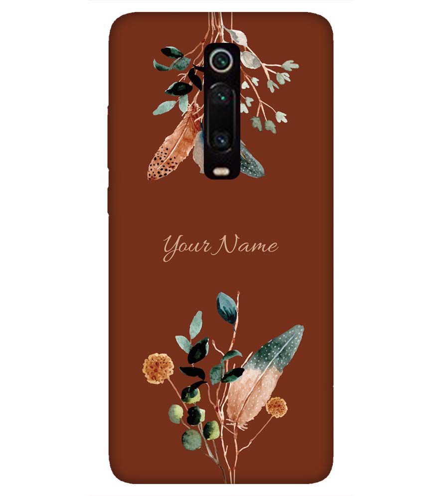 IK5011-Amazing Plants with Name Back Cover for Xiaomi Redmi K20 Pro