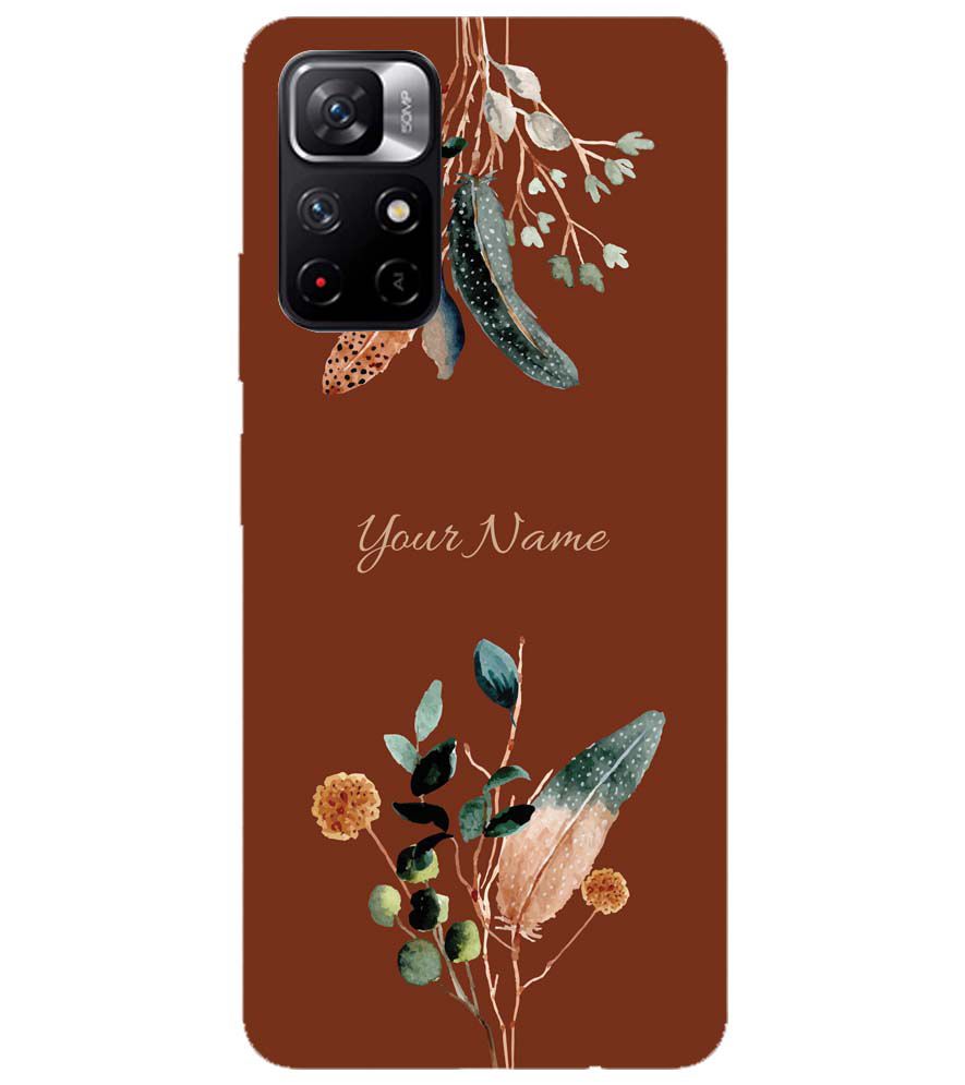 IK5011-Amazing Plants with Name Back Cover for Xiaomi Redmi Note 11T 5G