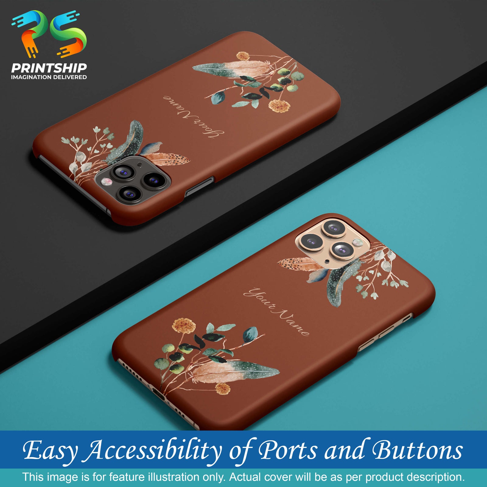 IK5011-Amazing Plants with Name Back Cover for Samsung Galaxy A71-Image5