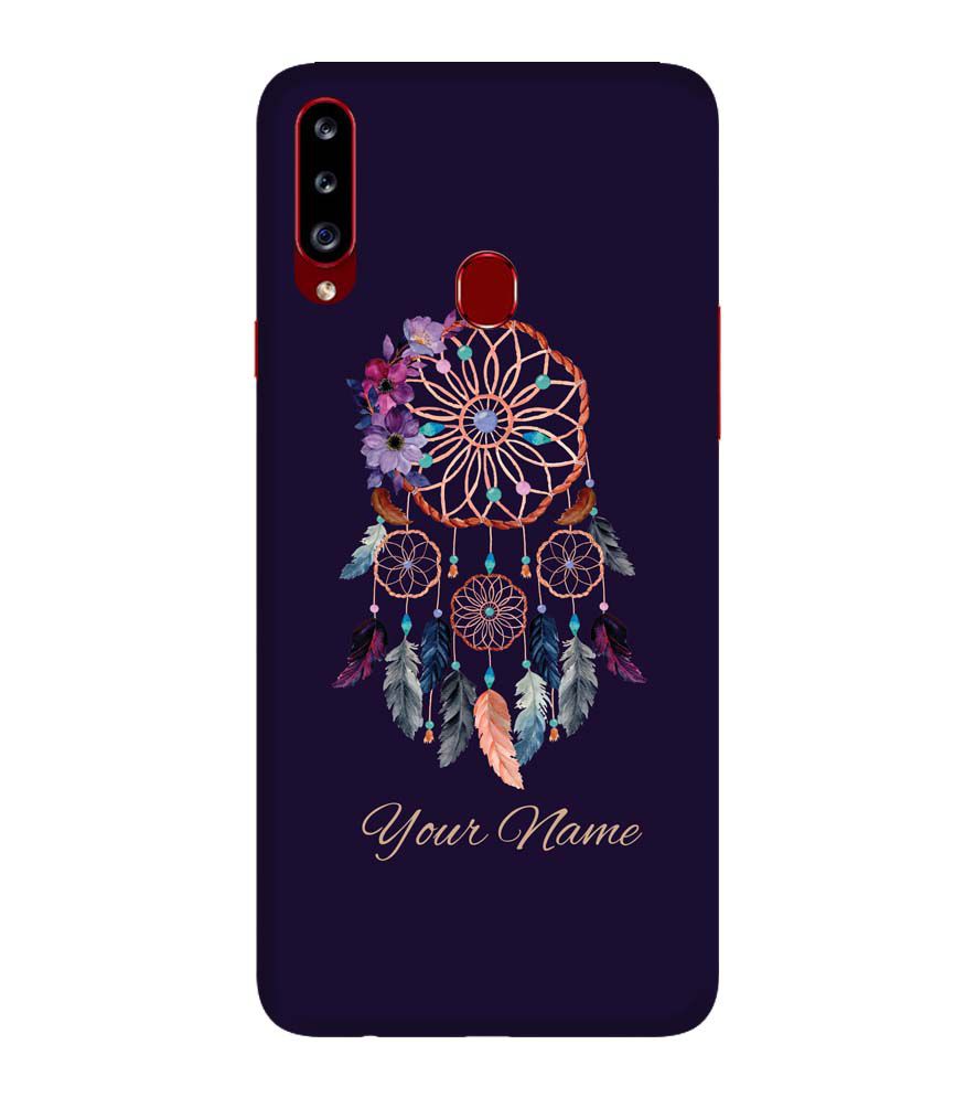 IK5012-Dream Catcher with Name Back Cover for Samsung Galaxy A20s
