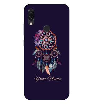 IK5012-Dream Catcher with Name Back Cover for Xiaomi Redmi Note 7 Pro