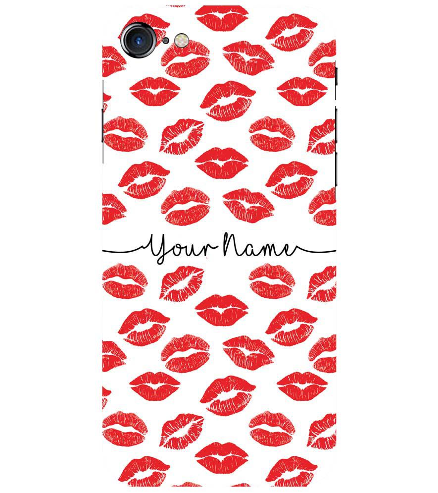 IK5015-Girly Lipstics with Name Back Cover for Apple iPhone 7