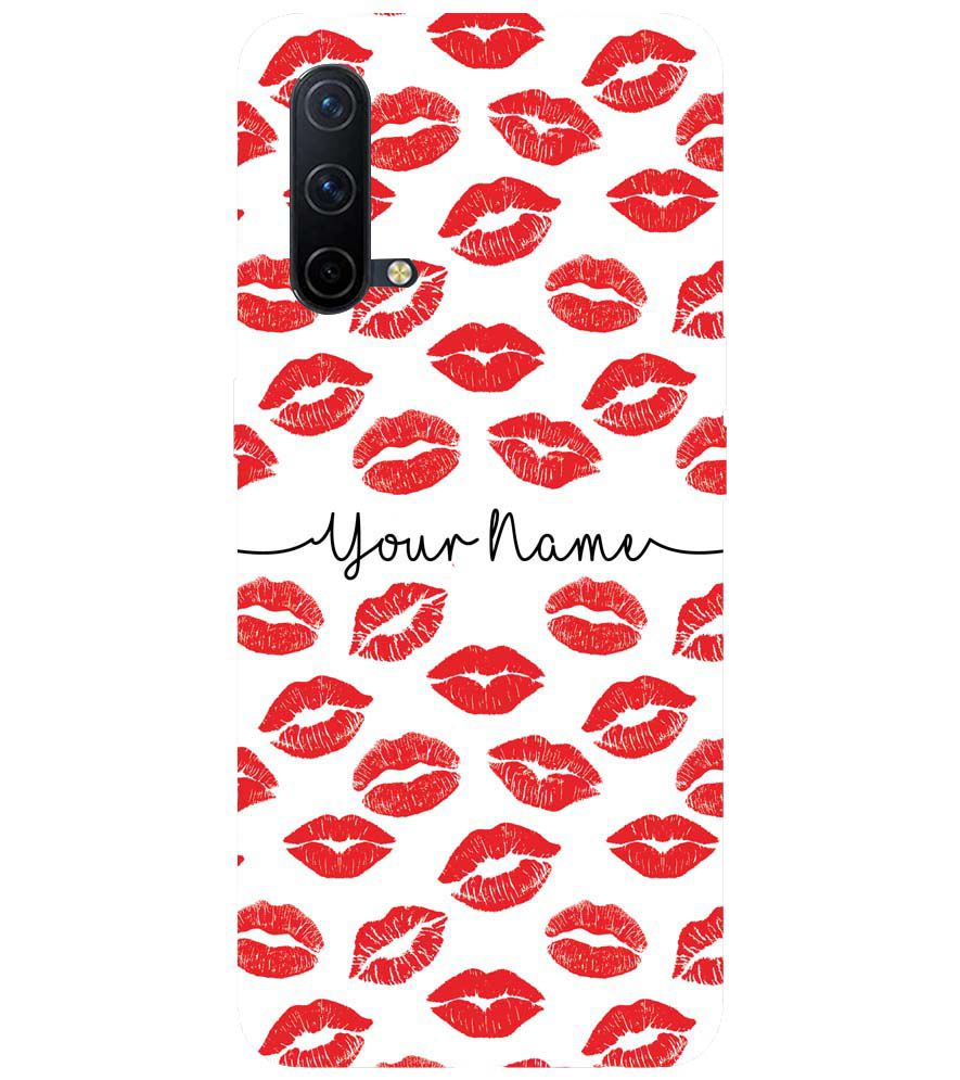 IK5015-Girly Lipstics with Name Back Cover for OnePlus Nord CE 5G