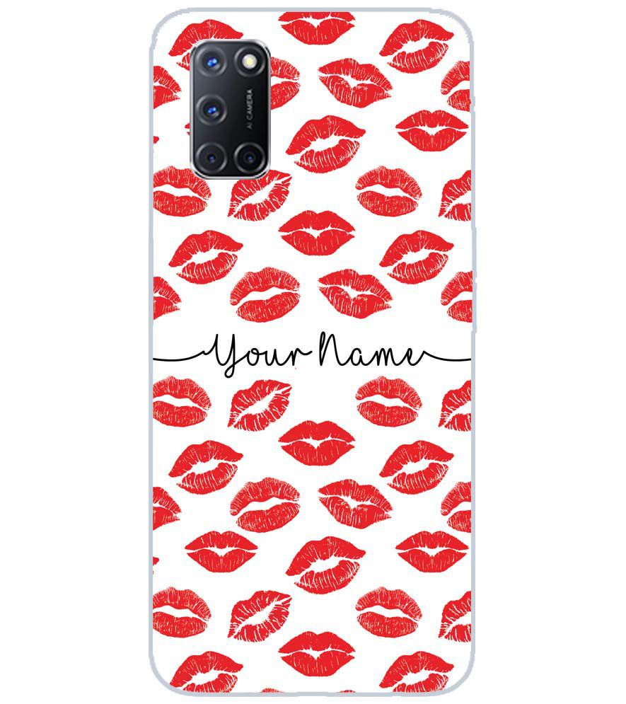 IK5015-Girly Lipstics with Name Back Cover for Oppo A72