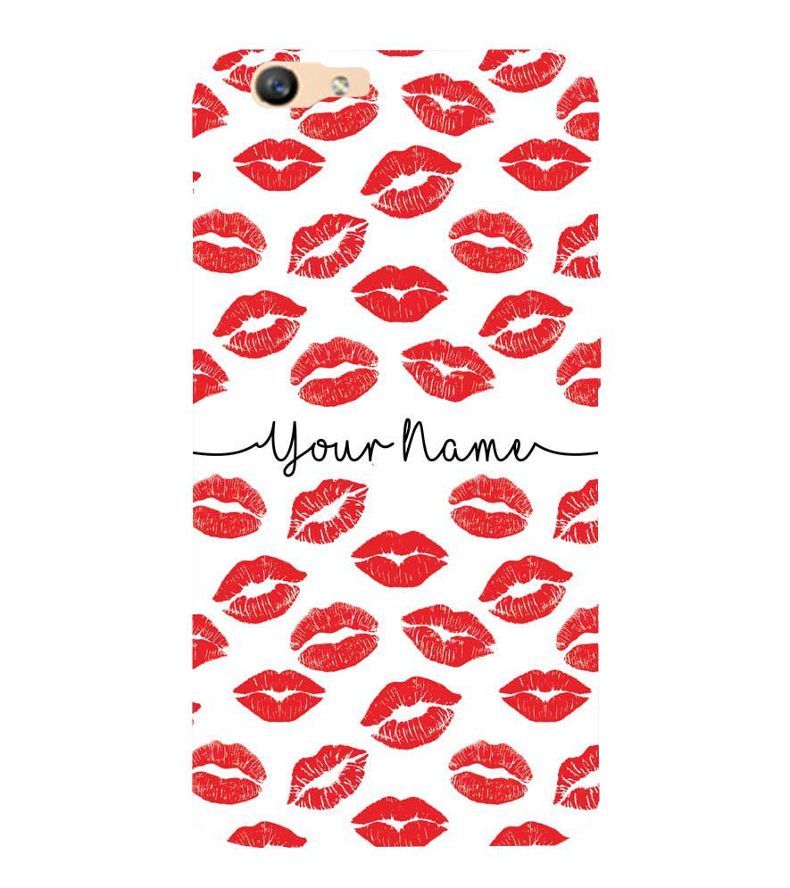 IK5015-Girly Lipstics with Name Back Cover for Oppo F1s : A59