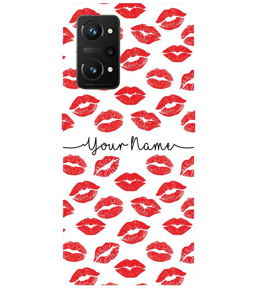 IK5015-Girly Lipstics with Name Back Cover for Realme X7 Max 5G