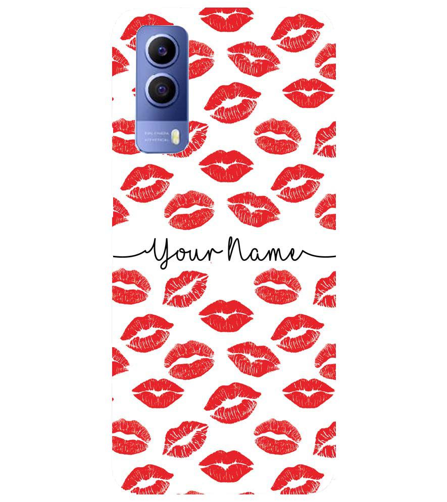 IK5015-Girly Lipstics with Name Back Cover for vivo Y53s