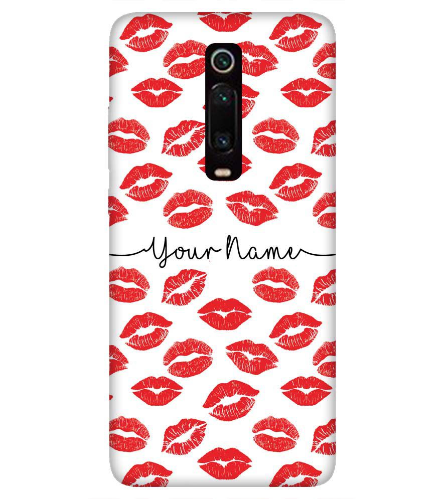 IK5015-Girly Lipstics with Name Back Cover for Xiaomi Redmi K20 Pro