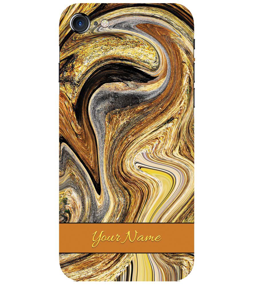 IK5018-Modern Art Name Back Cover for Apple iPhone 7