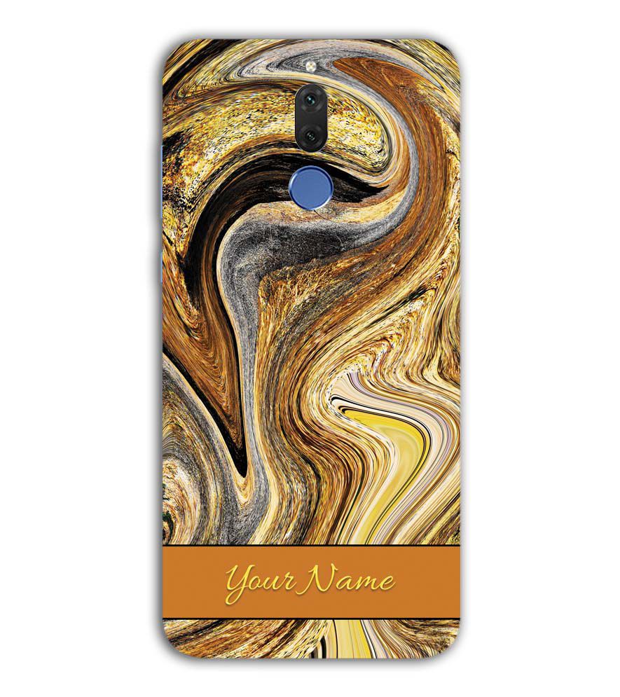 IK5018-Modern Art Name Back Cover for Huawei Nova 2i