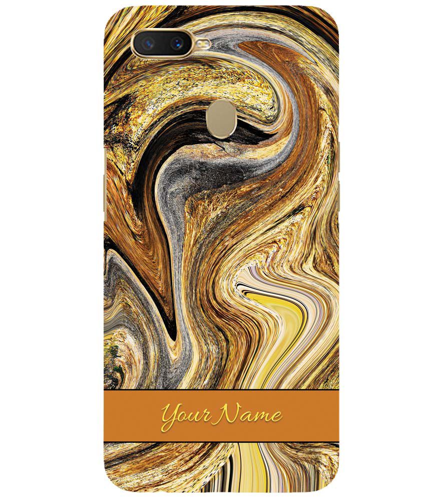 IK5018-Modern Art Name Back Cover for Oppo A11K
