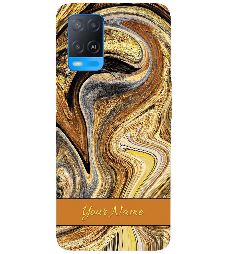 IK5018-Modern Art Name Back Cover for Oppo A54