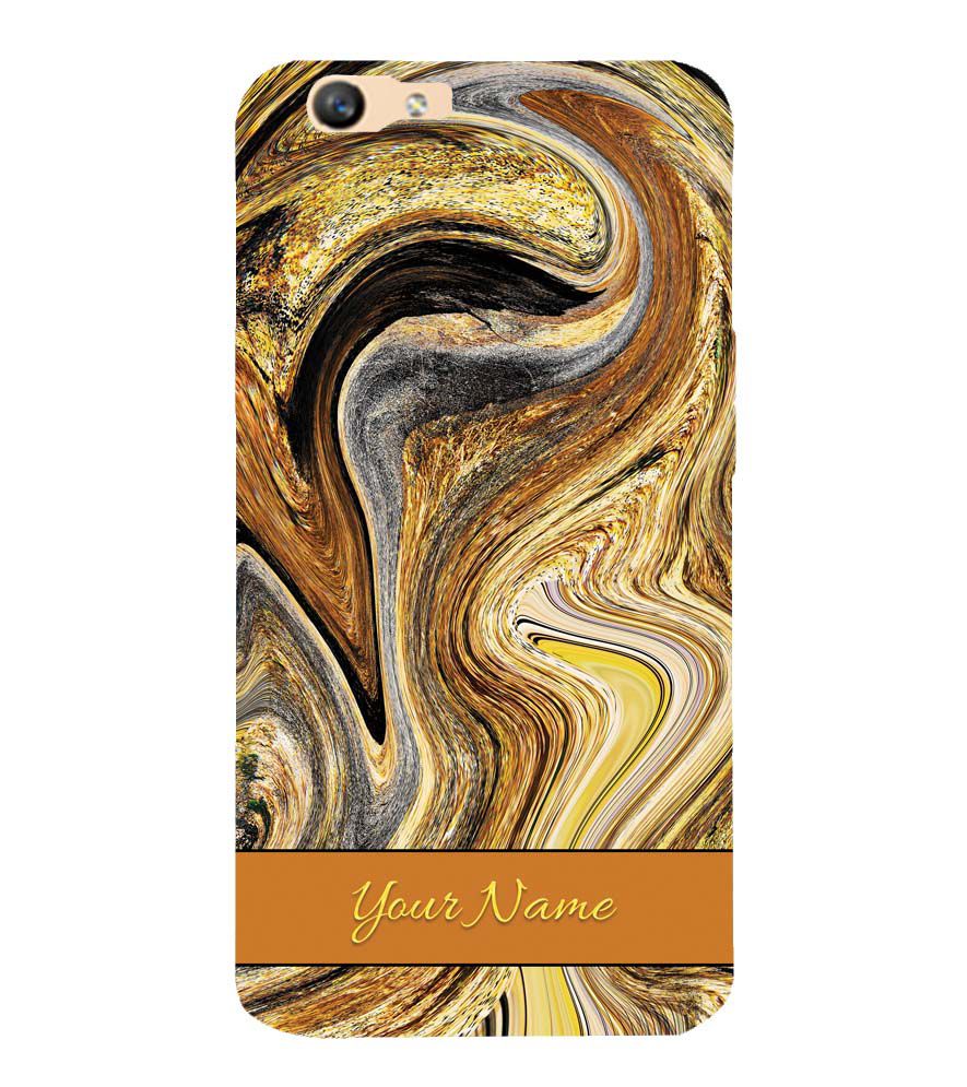 IK5018-Modern Art Name Back Cover for Oppo F1s : A59