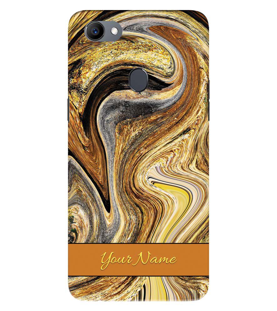 IK5018-Modern Art Name Back Cover for Oppo F5 Plus