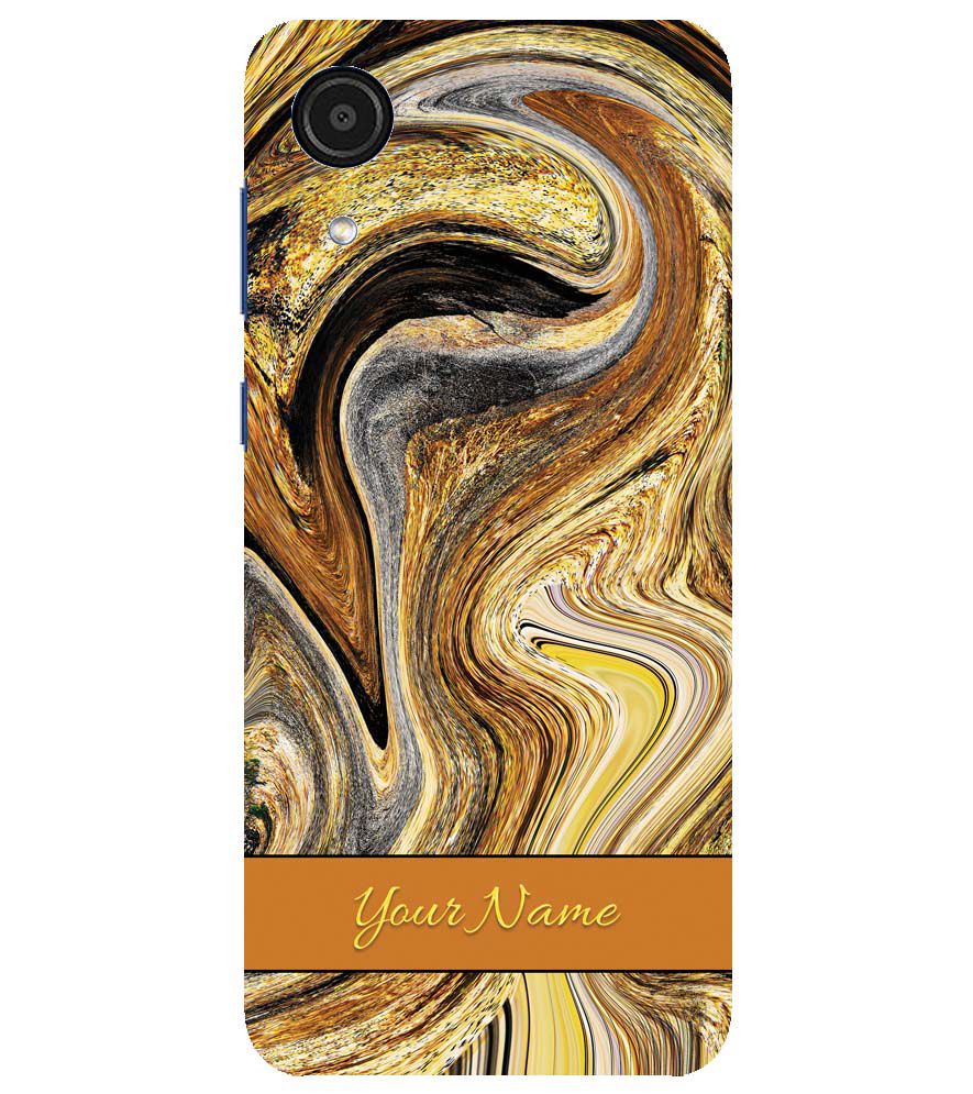 IK5018-Modern Art Name Back Cover for Samsung Galaxy A03 Core