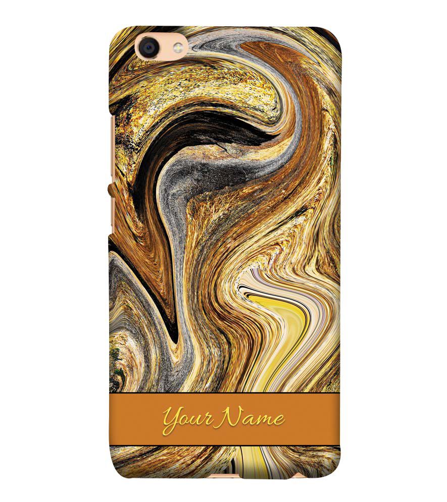 IK5018-Modern Art Name Back Cover for vivo Y55s
