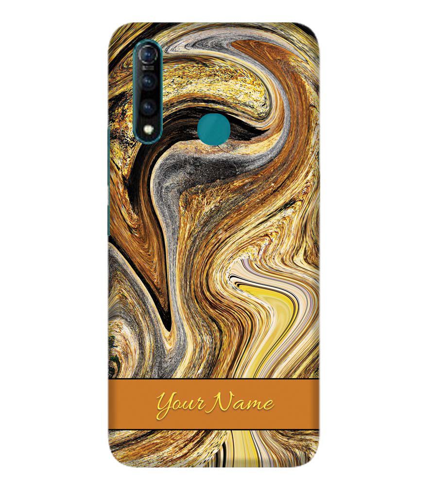 IK5018-Modern Art Name Back Cover for Vivo Z1 Pro