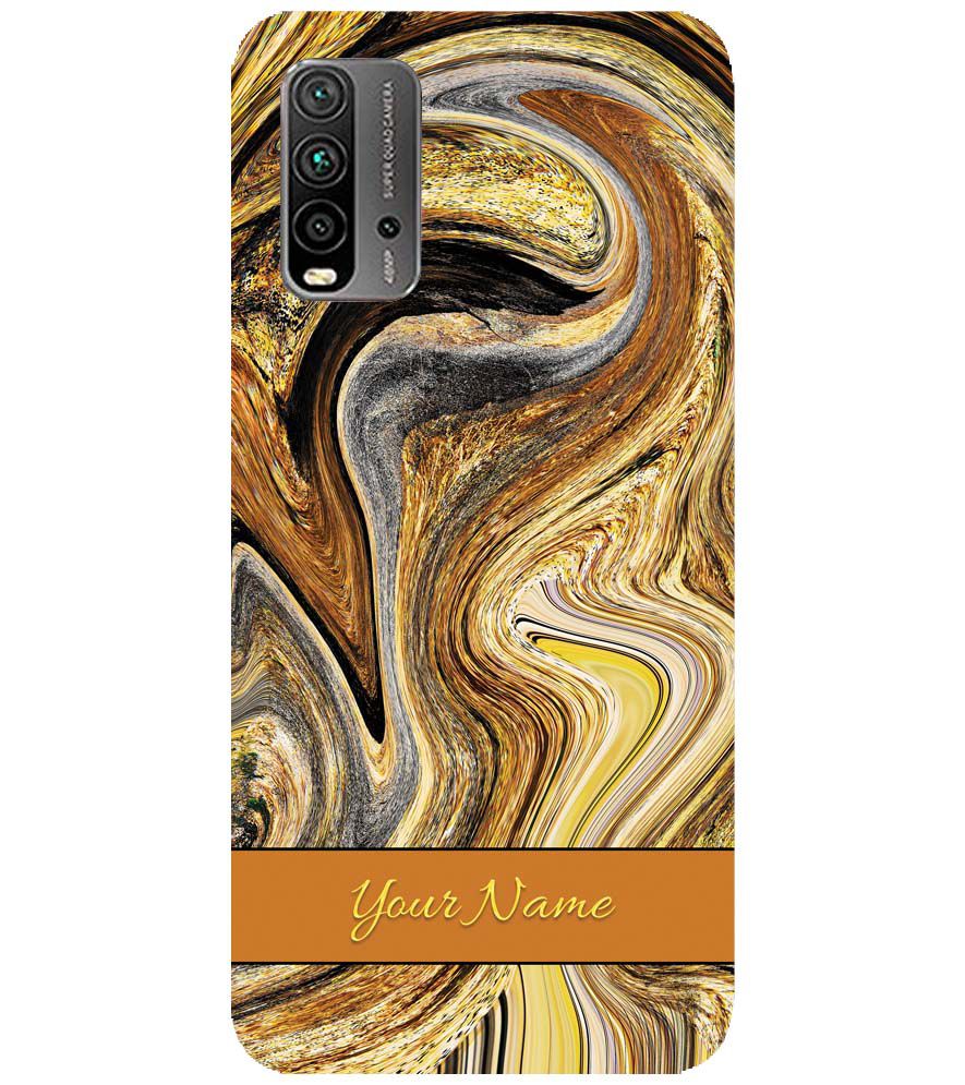 IK5018-Modern Art Name Back Cover for Xiaomi Redmi 9 Power