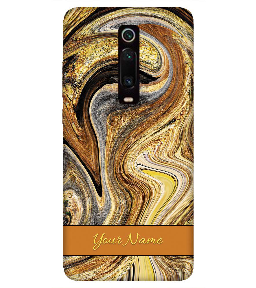 IK5018-Modern Art Name Back Cover for Xiaomi Redmi K20 Pro