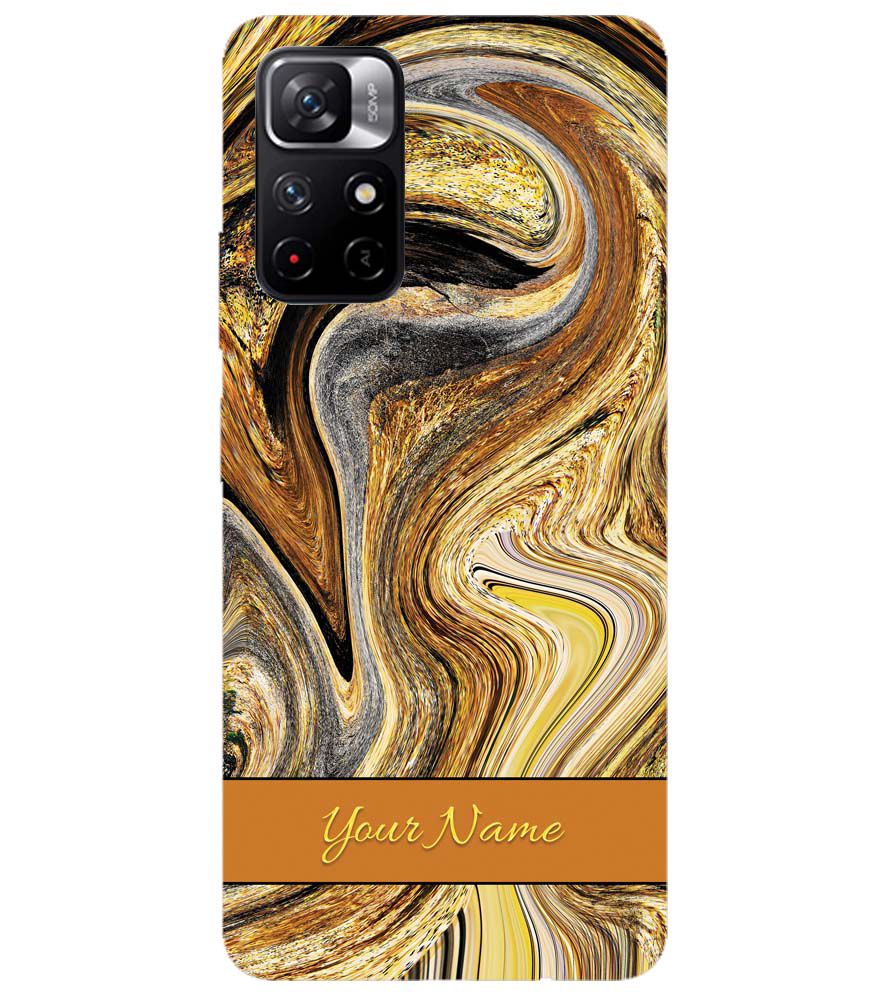 IK5018-Modern Art Name Back Cover for Xiaomi Redmi Note 11T 5G