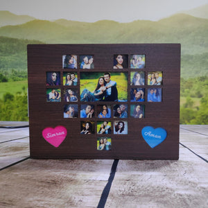 LED Collage Frame (Heart Collage)