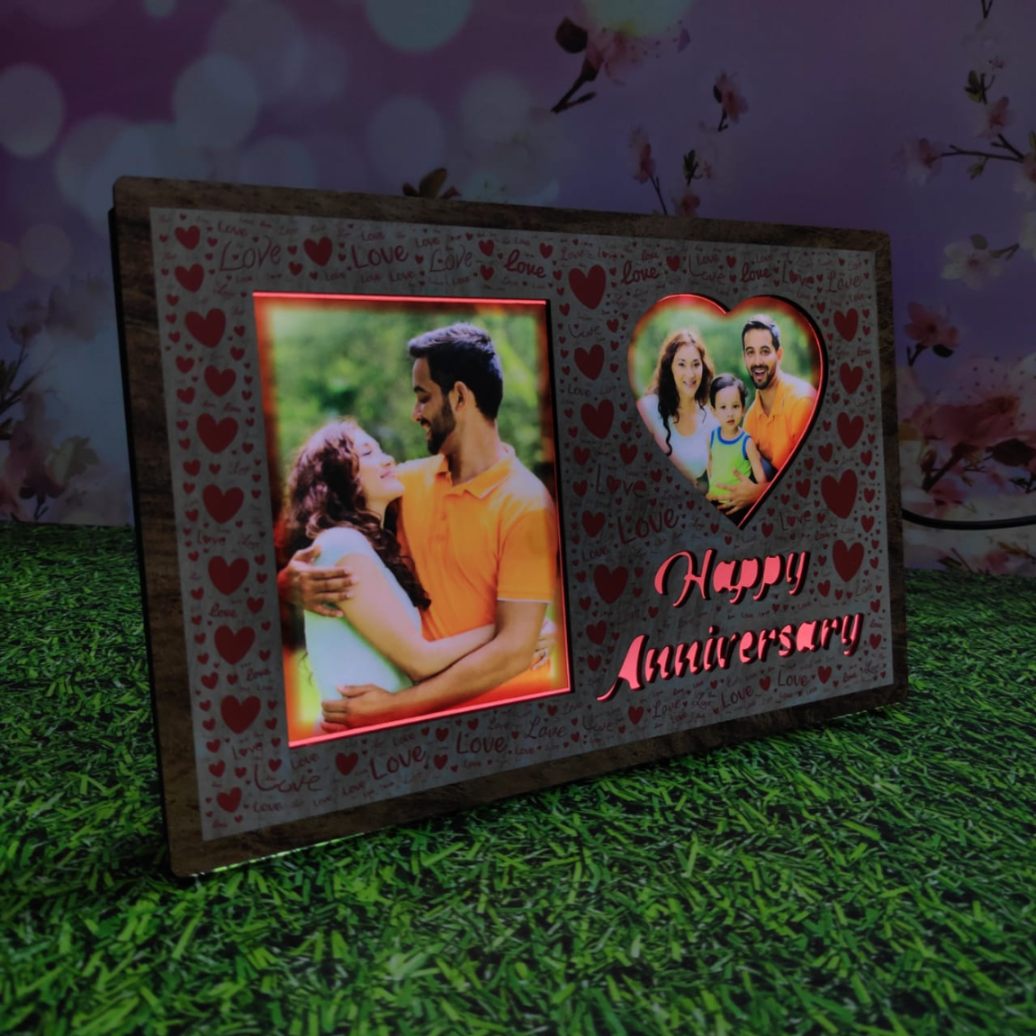 Happy Anniversary LED Table Stand