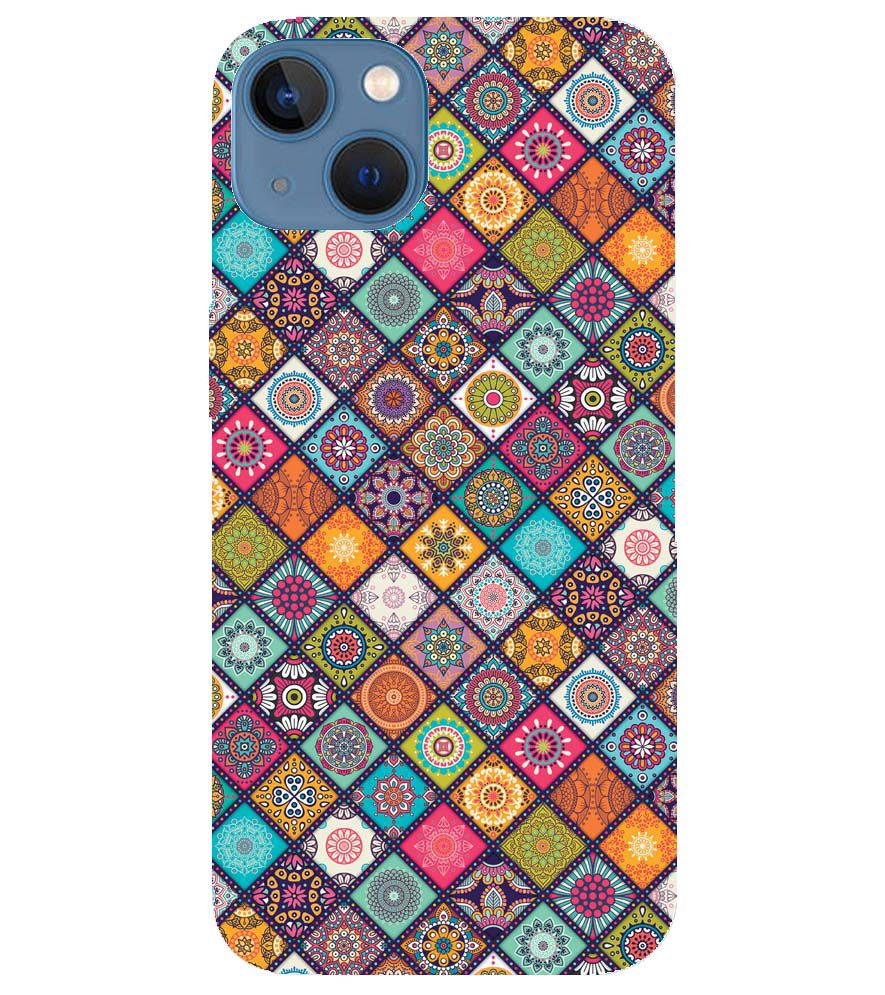 P0197-Beautiful Mandala Pattern Back Cover for Apple iPhone 13