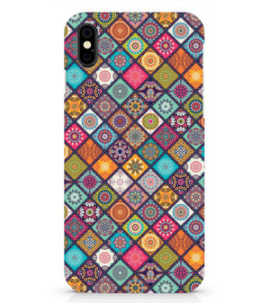 P0197-Beautiful Mandala Pattern Back Cover for Apple iPhone X