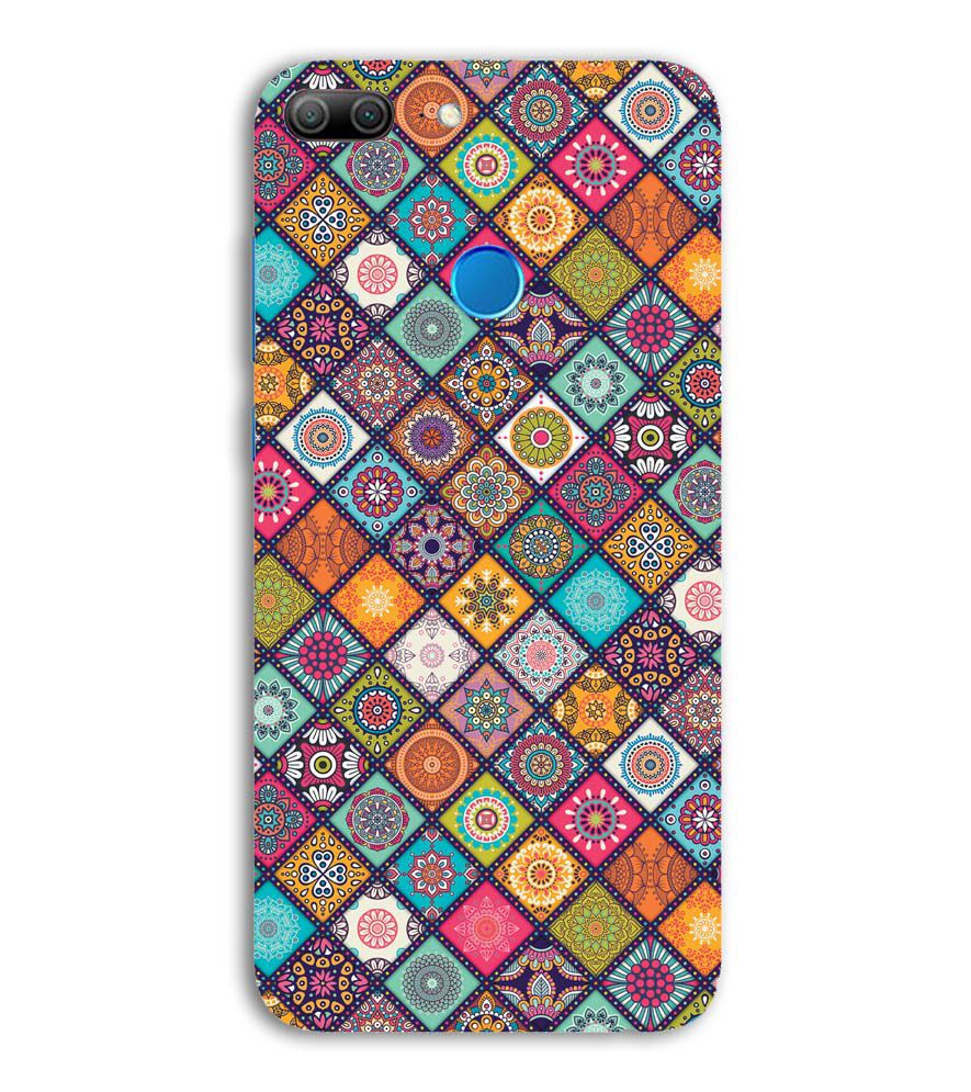 P0197-Beautiful Mandala Pattern Back Cover for Honor 9 Lite