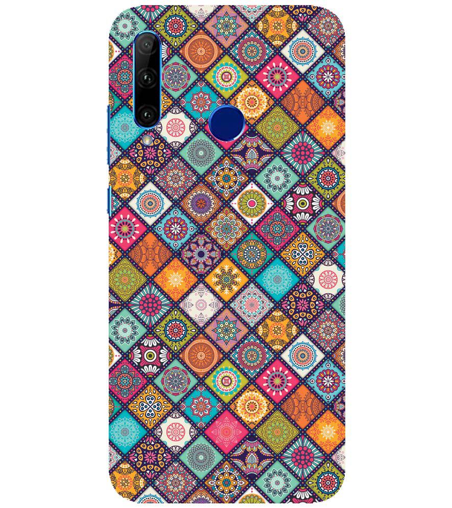 P0197-Beautiful Mandala Pattern Back Cover for Huawei Honor 10i